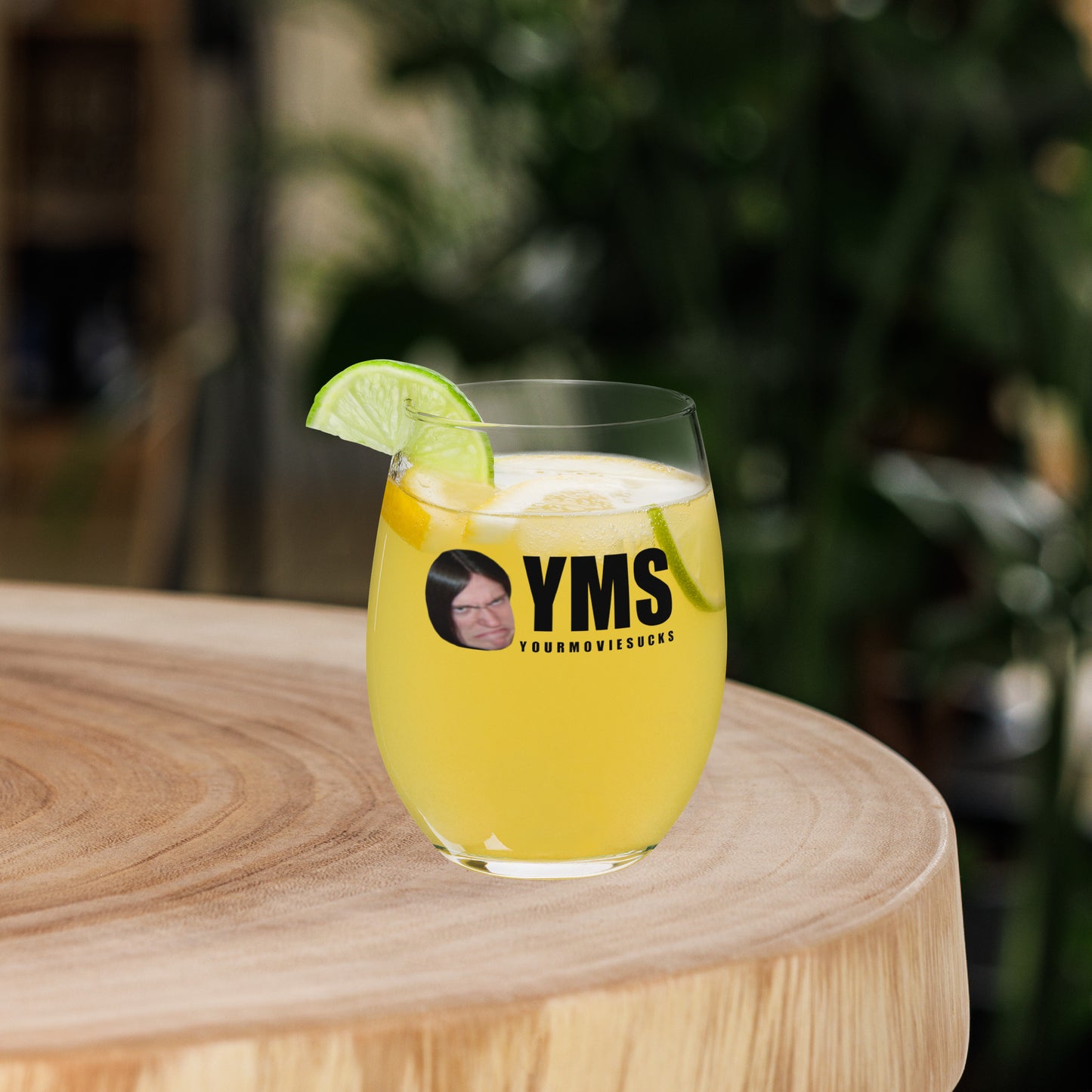 YMS Stemless wine glass